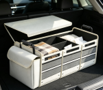 4-In-1 Waterproof Foldable 3-Compartment Cooler Organizer