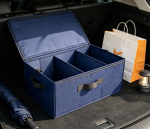 Large-Capacity 3-Compartment Trunk Organizer With Non-Slip Base - Image 2