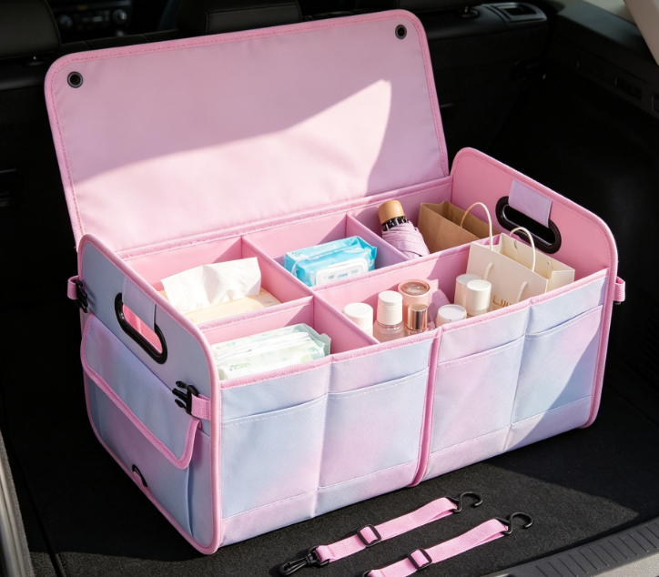 22 Sturdy Waterproof Foldable Trunk Organizer With Adjustable Straps - Image 1