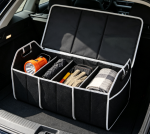Portable Waterproof Foldable 3-Compartment Universal Trunk Organizer