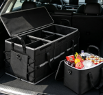 Foldable 3-Compartment Insulated, Leak-Proof Cooler Organizer