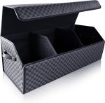 Leather-Style, Magnetic-Lid, Foldable, Extra-Large Capacity Organizer