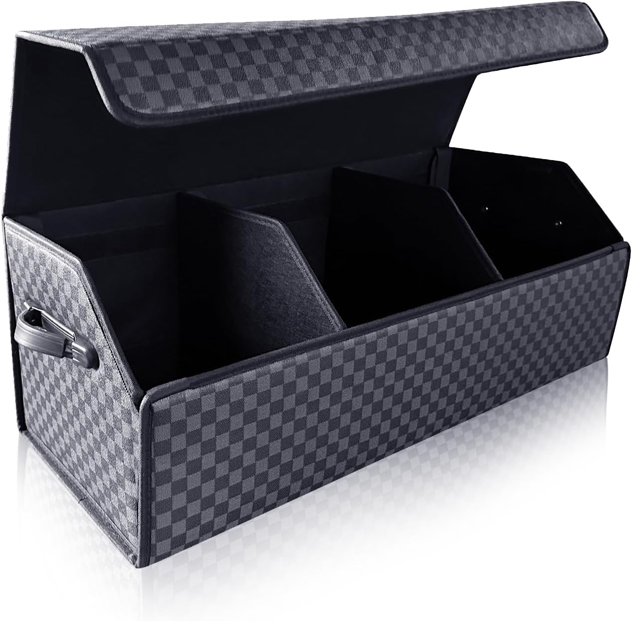 71GcI8Q27OL._AC_SL1500_.jpg Leather-Style, Magnetic-Lid, Foldable, Extra-Large Capacity Organizer - Image 1