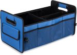 Multi-Compartment, Adjustable-Strap, Foldable Car Organizer