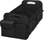 Waterproof, Foldable, Reinforced-Handle, Dual-Compartment Trunk Organizer