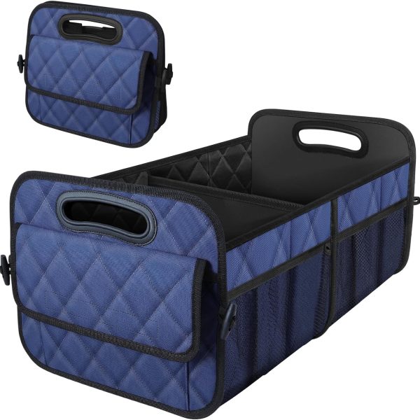 Waterproof Polyester, Multi-Pocket, Foldable Trunk Organizer