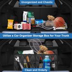 Portable, Foldable, Universal Car Trunk Organizer - Image 2