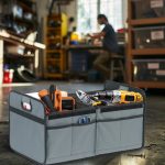 Non-Slip, Foldable, Dual-Compartment Trunk Organizer With Lid - Image 2