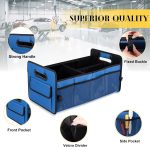 Multi-Compartment, Adjustable-Strap, Foldable Car Organizer - Image 2