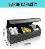 Leather-Style, Magnetic-Lid, Foldable, Extra-Large Capacity Organizer - Image 2